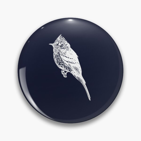 Item preview, Tufted Flycatcher White Design  designed and sold by designsasstultd.