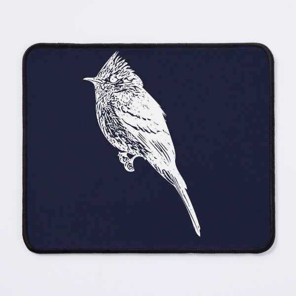 Item preview, Tufted Flycatcher White Design  designed and sold by designsasstultd.