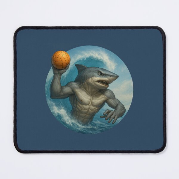 Item preview, Water Polo Shark Warrior designed and sold by FabcoDesign.