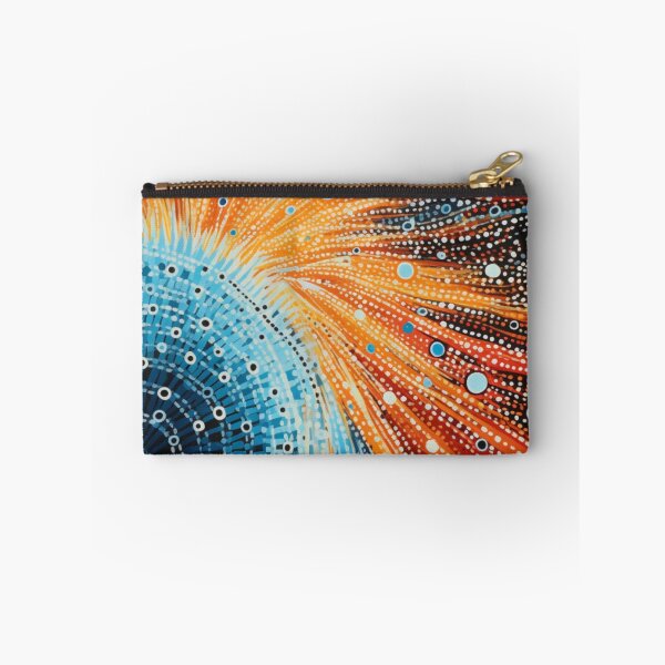 Item preview, Aboriginal Inspired Dot Art - Bright Red Flame designed and sold by GrinGalore.