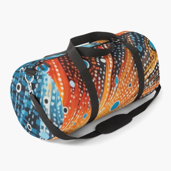 Item preview, Aboriginal Inspired Dot Art - Bright Red Flame designed and sold by GrinGalore.