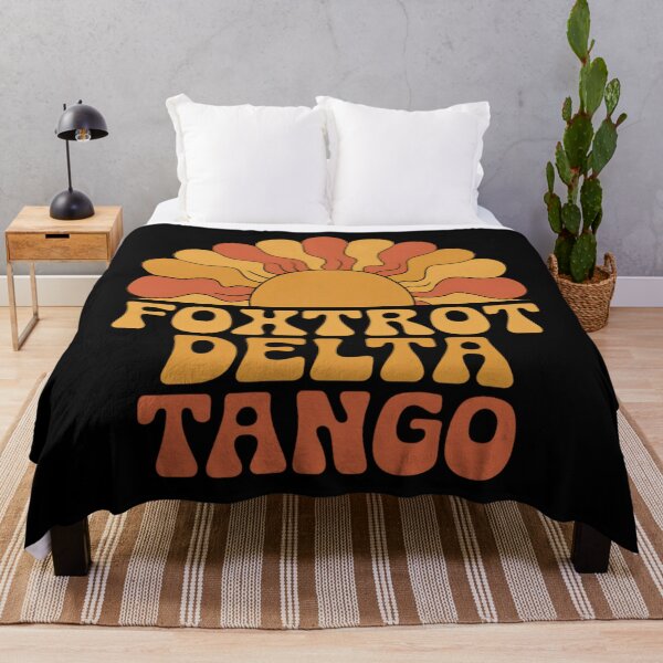 Item preview, Foxtrots Delta Tangos Retro Vintage Boho designed and sold by Dreamy-Scenes.