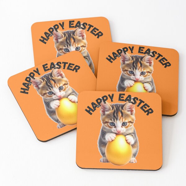 Item preview, Sweet Kitty with Easter Egg designed and sold by A-Szczesniak.