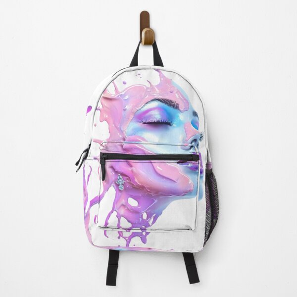 Item preview, Galactic Glamour – Feminine Rebel in Liquid Color designed and sold by AI-Only Creations.