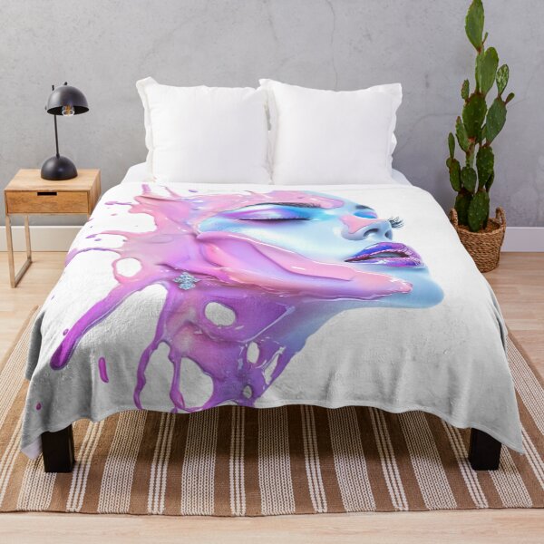 Item preview, Galactic Glamour – Feminine Rebel in Liquid Color designed and sold by AI-Only Creations.