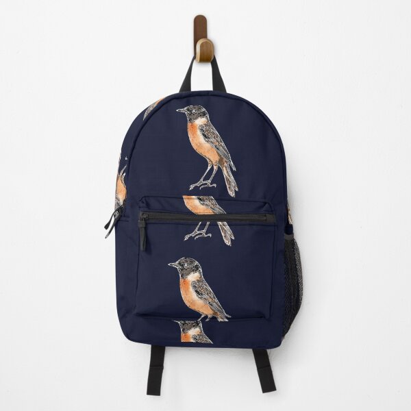 Item preview, Amur Stonechat White Alternate Design designed and sold by designsasstultd.