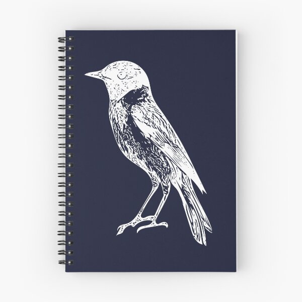 Item preview, Amur Stonechat White Design  designed and sold by designsasstultd.