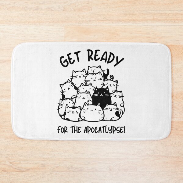 Item preview, Get Ready For The Apocatlypse! Funny Cat Lover Idea, Cat Mama, I love Cats designed and sold by KlaraMacinka.