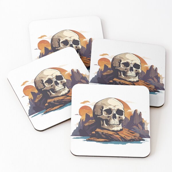 Item preview, Skull On A Rock designed and sold by Daemolitia Designs.
