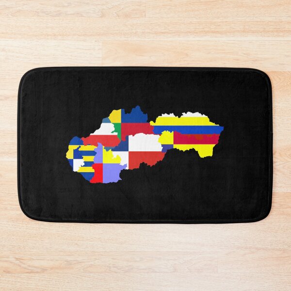 Item preview, Slovak Republic Counties & Regions Flags Map, Slovakia Flagmap designed and sold by Celticana.