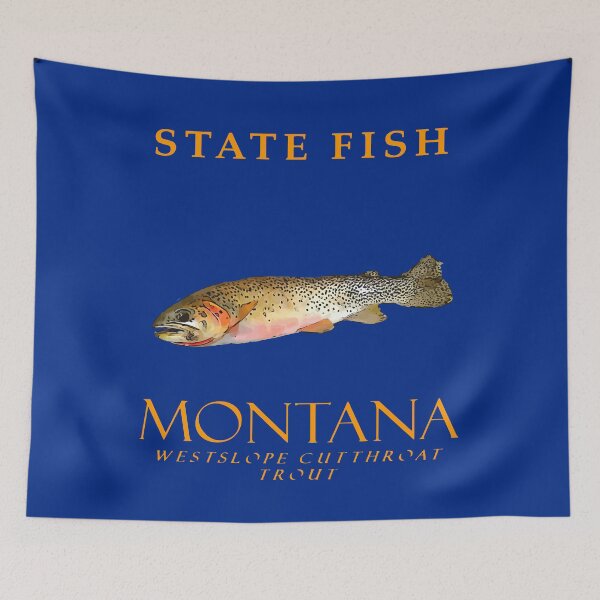 Item preview, Montana Territory Fish The Westslope Cutthroat Trout designed and sold by taiche.