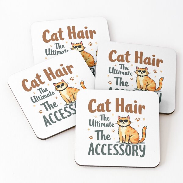 Item preview, Cat Hair – The Ultimate Accessory | Funny Cat Lover designed and sold by VIBECANVASSHOP .