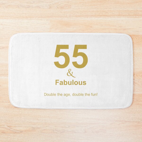 Item preview, 55 & Fabulous, Unique designed and sold by villacreativa.