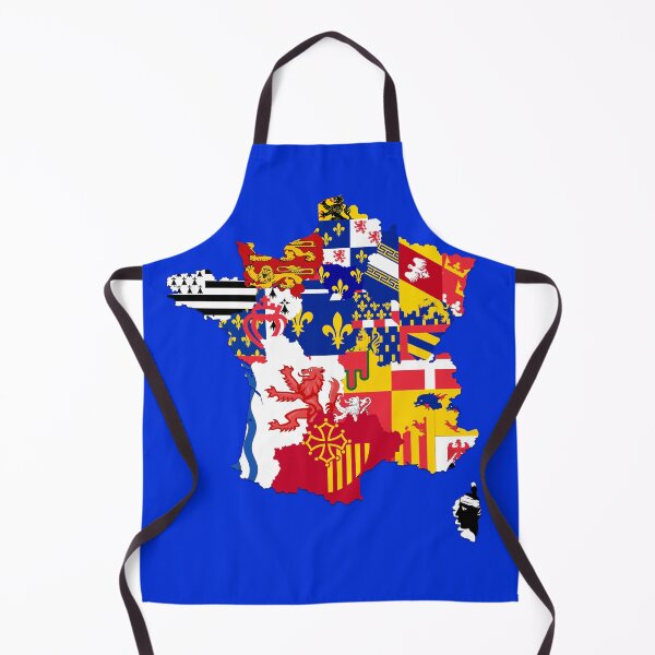 Item preview, French Regions Flags Map, France designed and sold by Celticana.