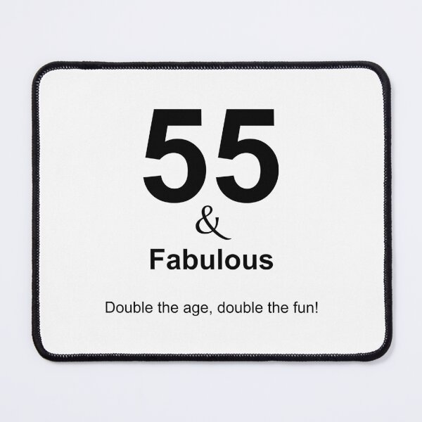 Item preview, 55 & Fabulous, Unique designed and sold by villacreativa.