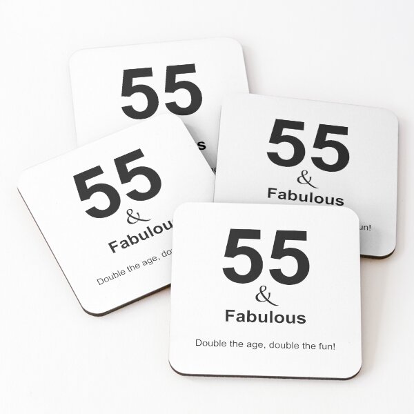 Item preview, 55 & Fabulous, Unique designed and sold by villacreativa.