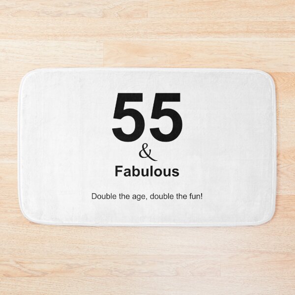 Item preview, 55 & Fabulous, Unique designed and sold by villacreativa.