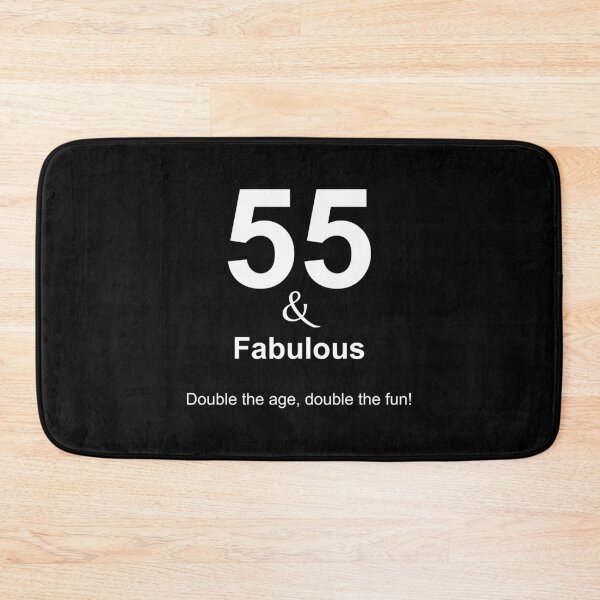 Item preview, 55 & Fabulous, Unique designed and sold by villacreativa.
