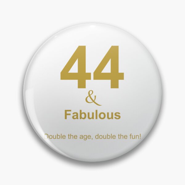Item preview, 44 & Fabulous, Unique designed and sold by villacreativa.