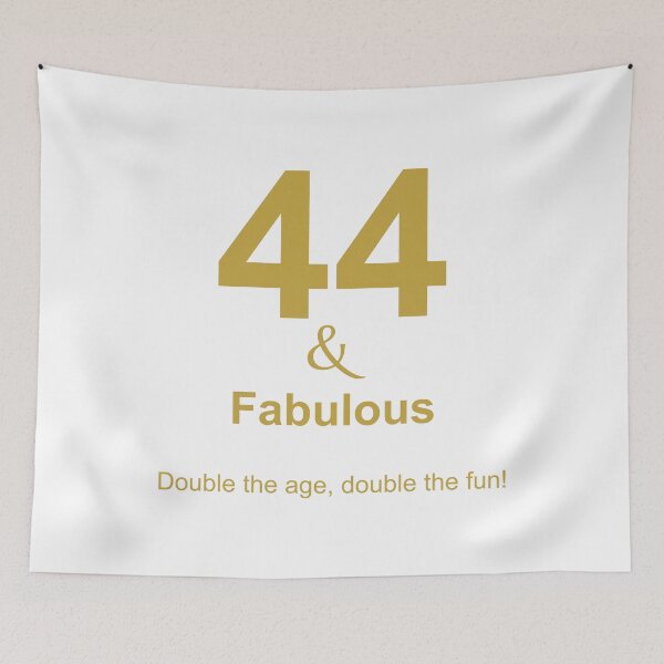 Item preview, 44 & Fabulous, Unique designed and sold by villacreativa.