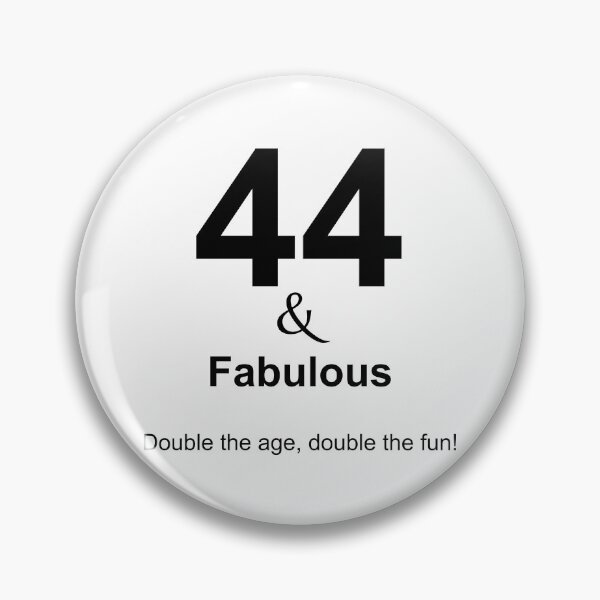 Item preview, 44 & Fabulous, Unique designed and sold by villacreativa.