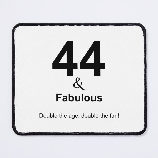 Item preview, 44 & Fabulous, Unique designed and sold by villacreativa.