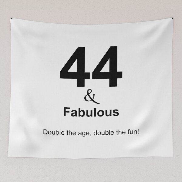 Item preview, 44 & Fabulous, Unique designed and sold by villacreativa.