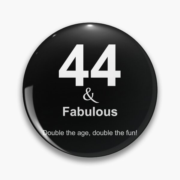 Item preview, 44 & Fabulous, Unique designed and sold by villacreativa.