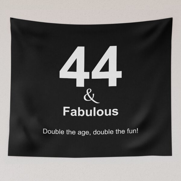 Item preview, 44 & Fabulous, Unique designed and sold by villacreativa.