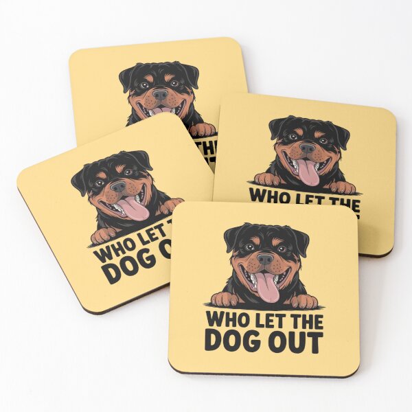 Item preview, Rottweiler - Who let the dog out designed and sold by 123ks.