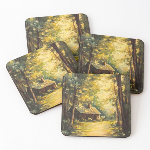 Item preview, 1231 Cottage Landscape designed and sold by nikoart001.