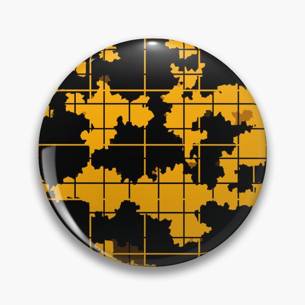 Item preview, Yellow Black Irregular Abstract Pattern Design  designed and sold by PatternTitan.