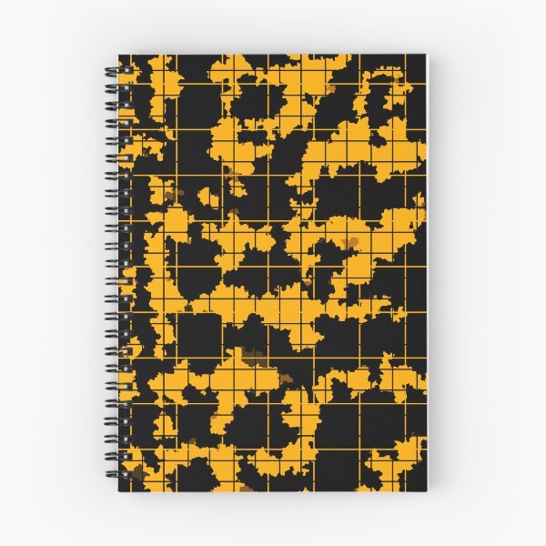 Item preview, Yellow Black Irregular Abstract Pattern Design  designed and sold by PatternTitan.