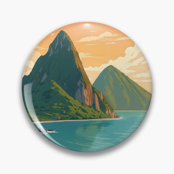Artikelvorschau, St. Lucia Vintage Reiseposter – West Indies Tropical Paradise entworfen und verkauft von Artistillery.