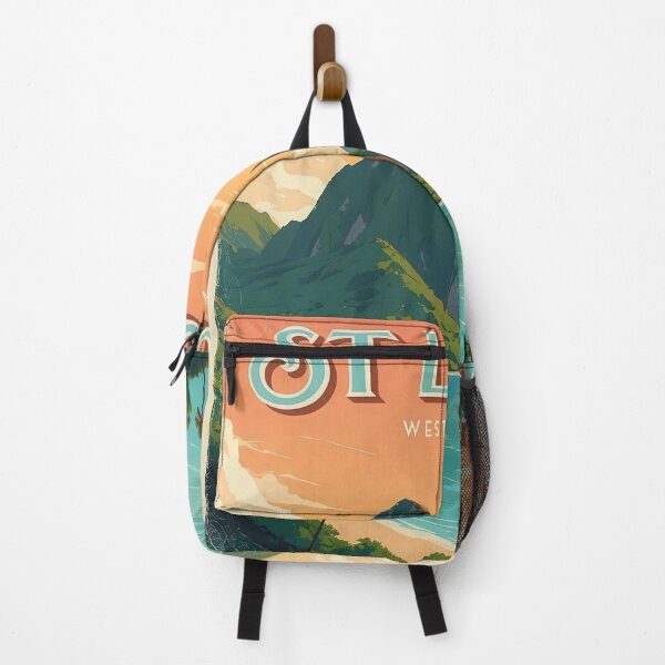 Item preview, St. Lucia Vintage Travel Poster – West Indies Tropical Paradise designed and sold by Artistillery.