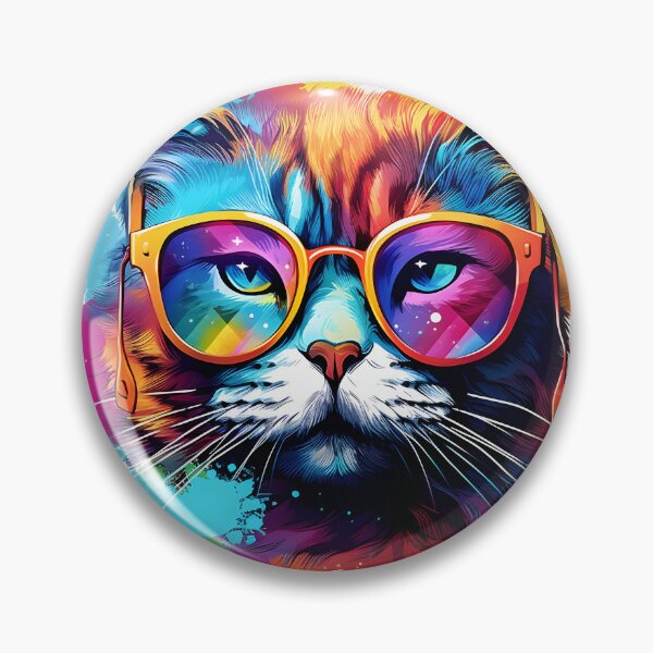 Artikelvorschau, Bunte Katze entworfen und verkauft von ZefirDesign.