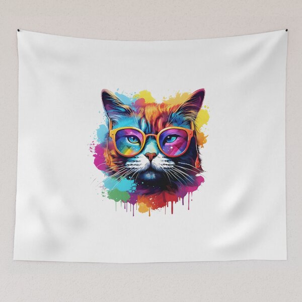 Item preview, Colorfull cat designed and sold by ZefirDesign.