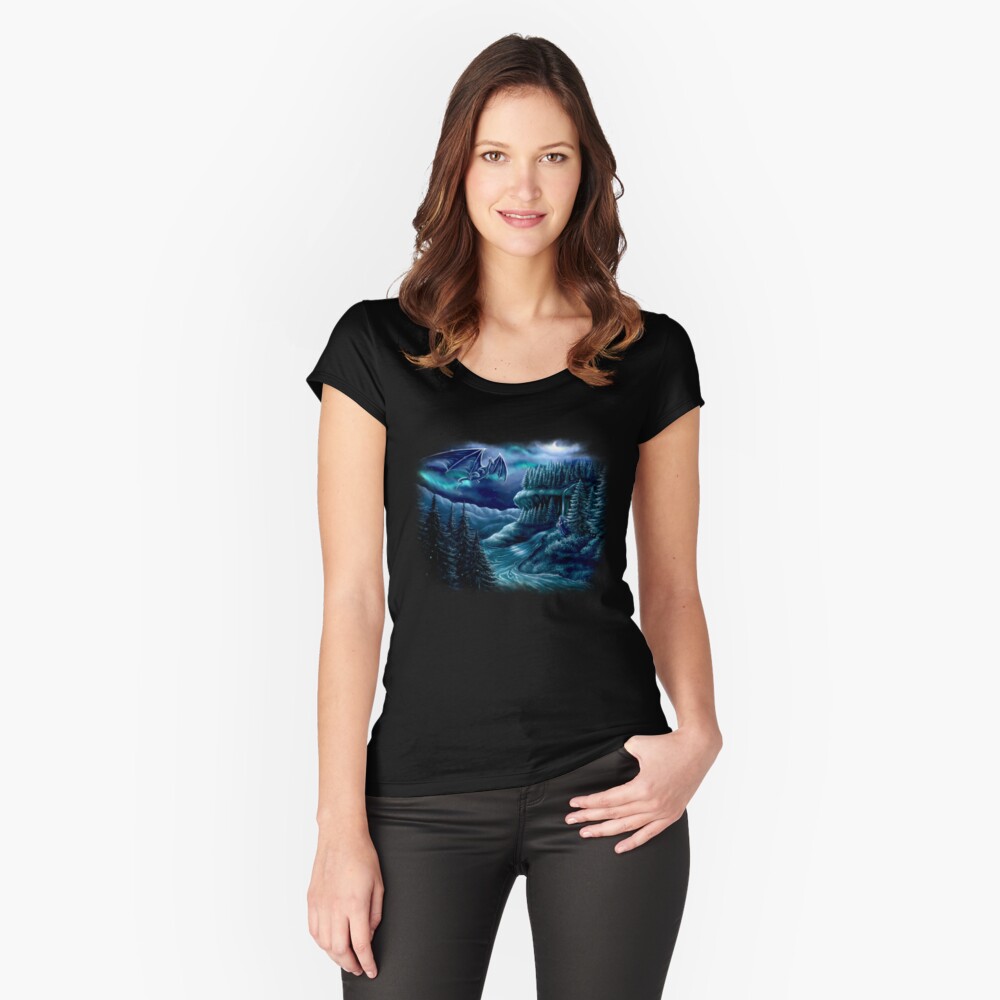 Item preview, Fitted Scoop T-Shirt designed and sold by AerhalevArt.