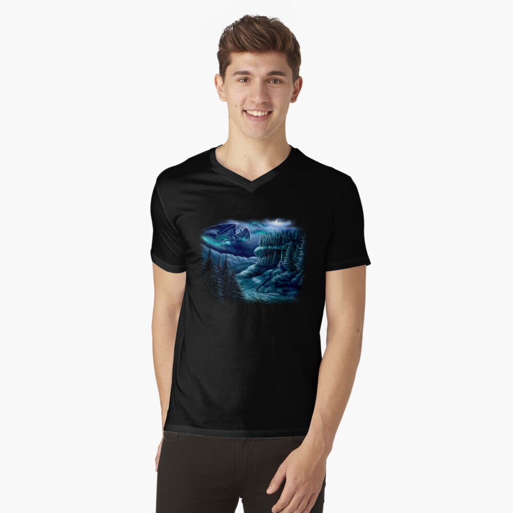 Item preview, V-Neck T-Shirt designed and sold by AerhalevArt.