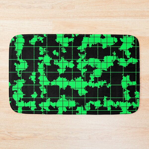 Item preview, Green Black Irregular Abstract Pattern Design  designed and sold by PatternTitan.
