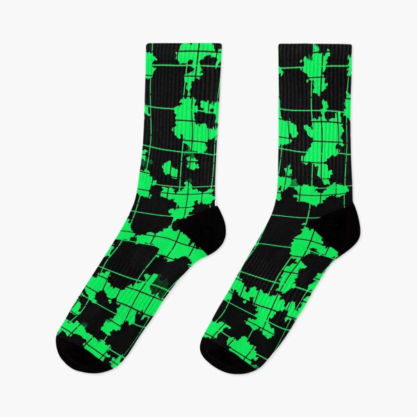 Item preview, Green Black Irregular Abstract Pattern Design  designed and sold by PatternTitan.