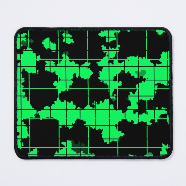 Item preview, Green Black Irregular Abstract Pattern Design designed and sold by PatternTitan.