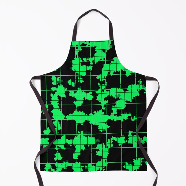 Item preview, Green Black Irregular Abstract Pattern Design  designed and sold by PatternTitan.