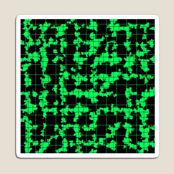 Item preview, Green Black Irregular Abstract Pattern Design  designed and sold by PatternTitan.