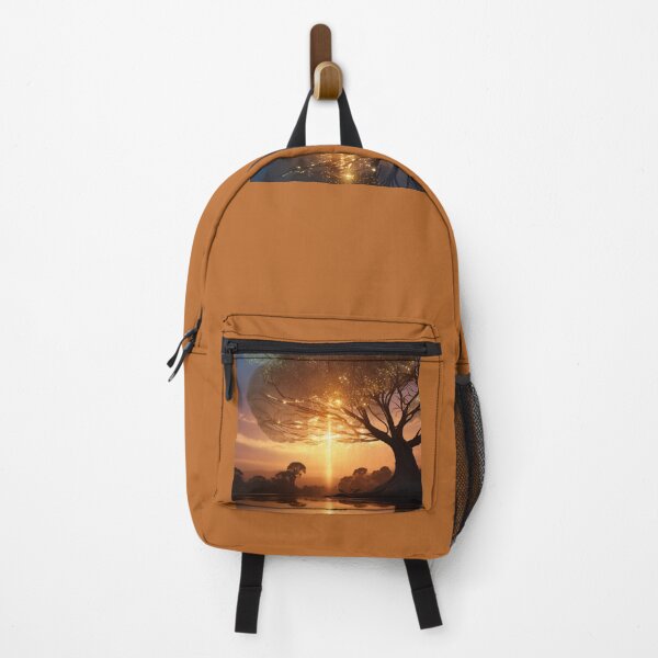 Item preview, Majestic Reflection of the Tree of Light in the Glow of the Setting Sun designed and sold by KilianSzmid.