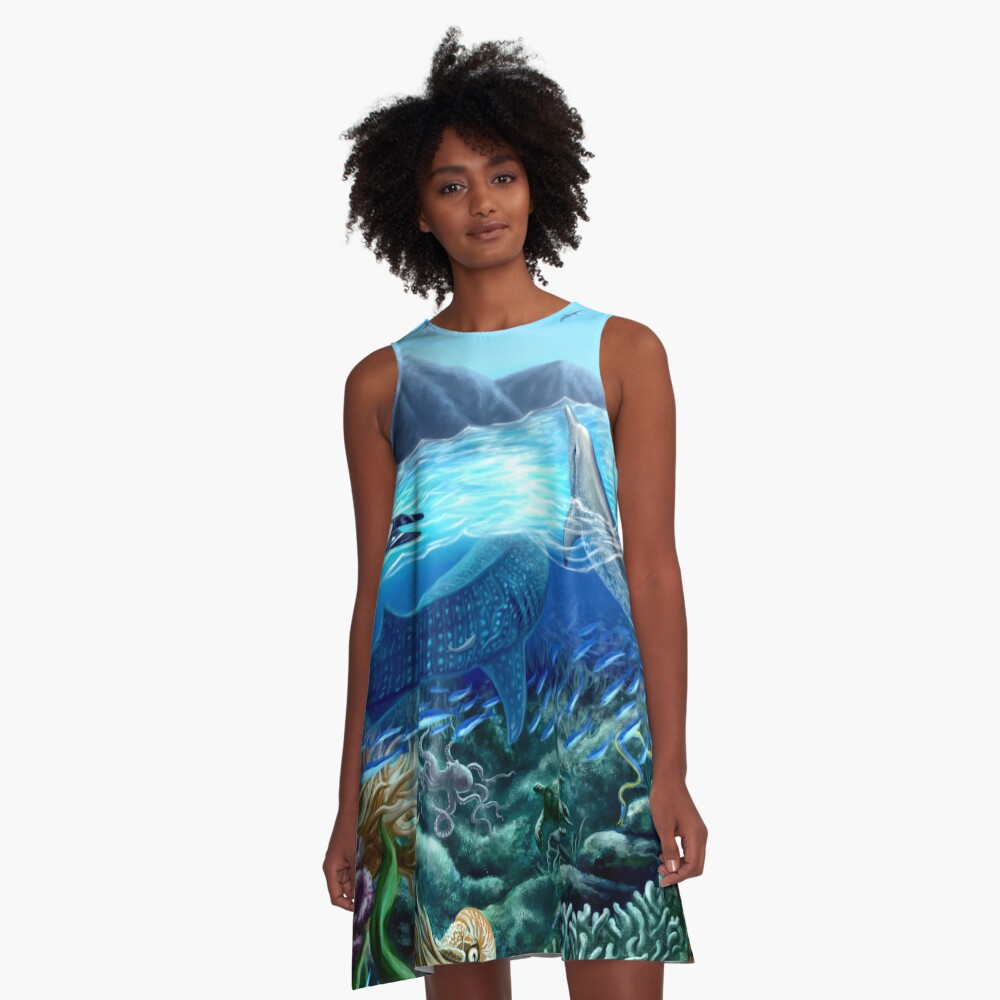 Item preview, A-Line Dress designed and sold by AerhalevArt.