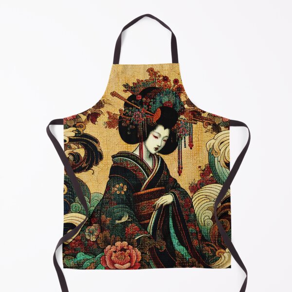 Item preview, Vintage Ukiyo-e Oiran Geisha Fabric texture designed and sold by Bondrewd1.