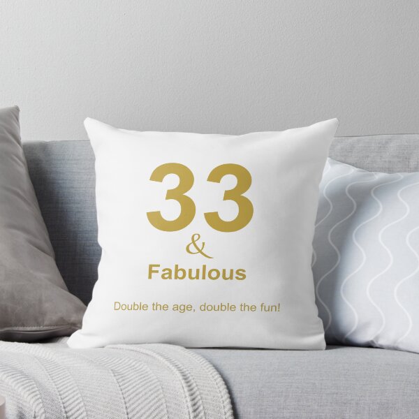 Item preview, 33 & Fabulous, Unique designed and sold by villacreativa.
