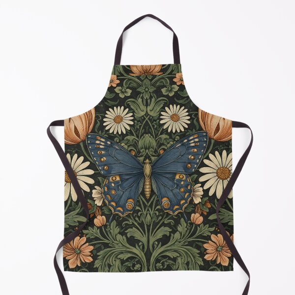 Item preview, Vintage Jungle Butterfly – William Morris Style Botanical designed and sold by svarupa.