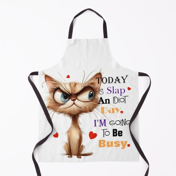 Item preview, Today is slap an Idiot Day, I'm going to be busy. designed and sold by Sonia Jones Art.